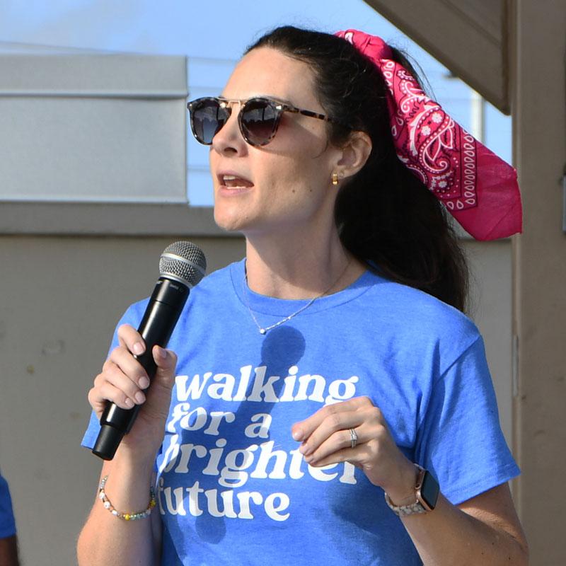 Jessica Doherty at Tampa Chapter Walk Strong to Cure JM event