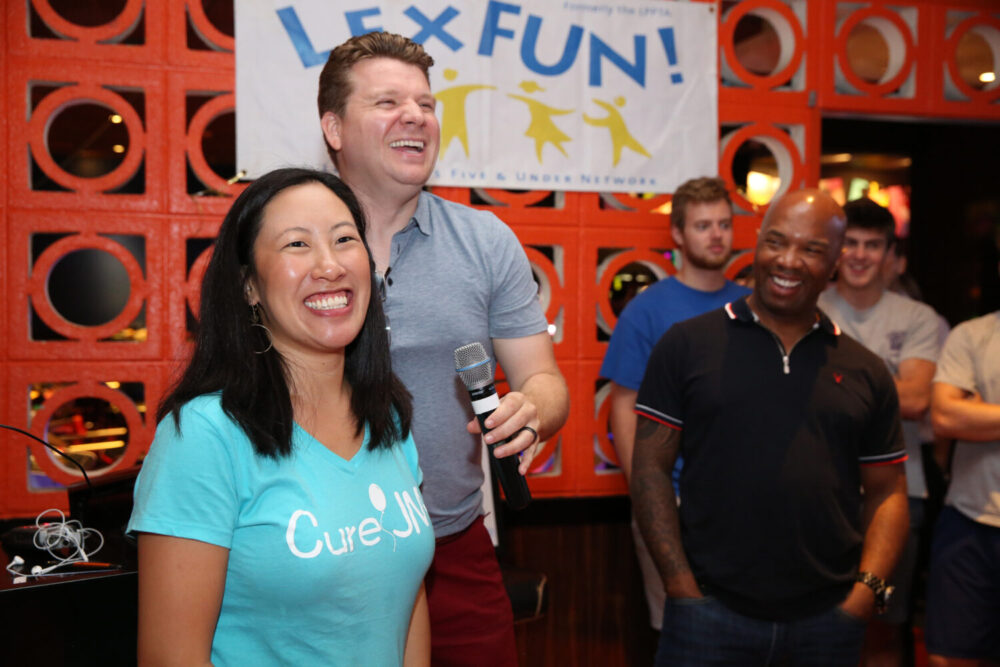 Luke Ryan at a Cure JM event