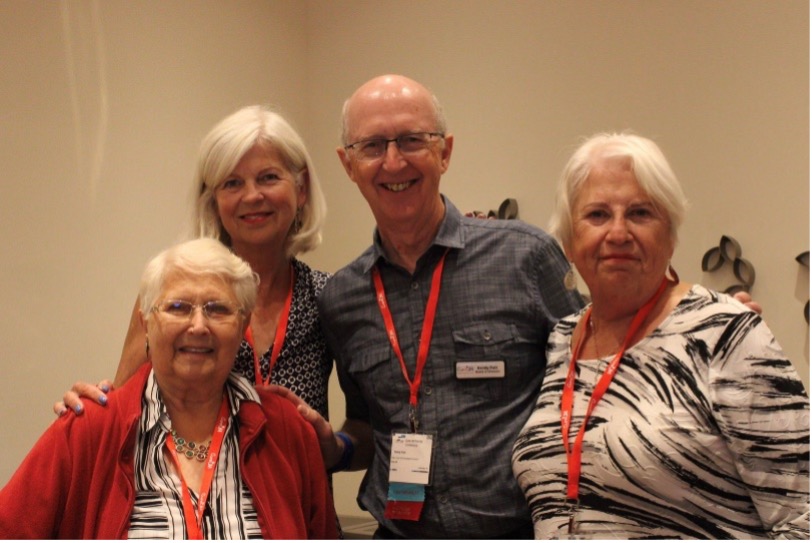 Randy Putt and other grandparents at the Cure JM conference - meeting of the grandparent council