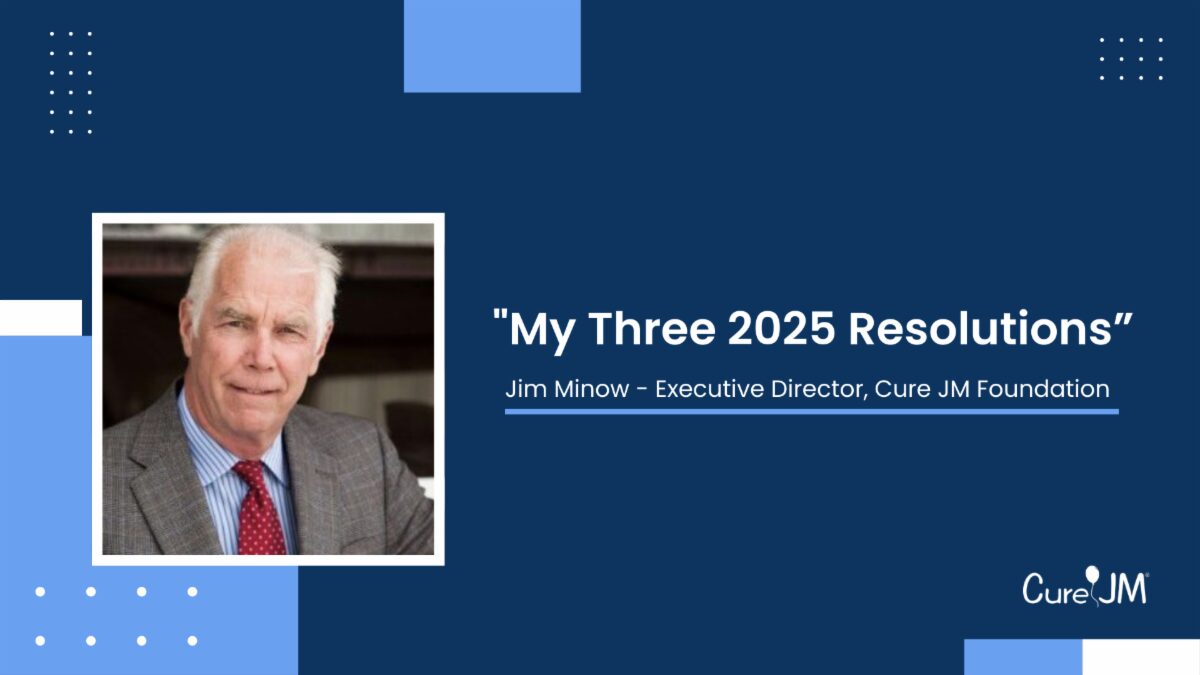 My Three 2025 Resolutions, Jim Minow