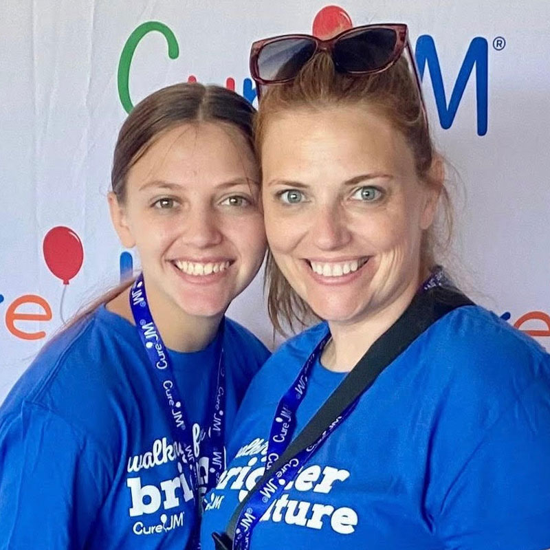 Rachel Sestak and daughter at Michigan Walk