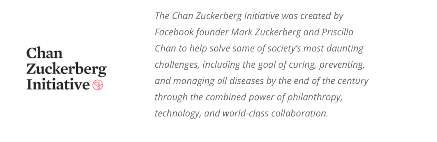 Chan Zuckerberg Initiative Text