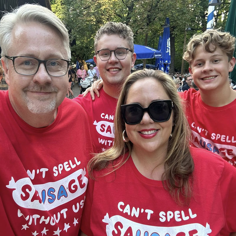 Tim Shelby and Family at Houston Walk