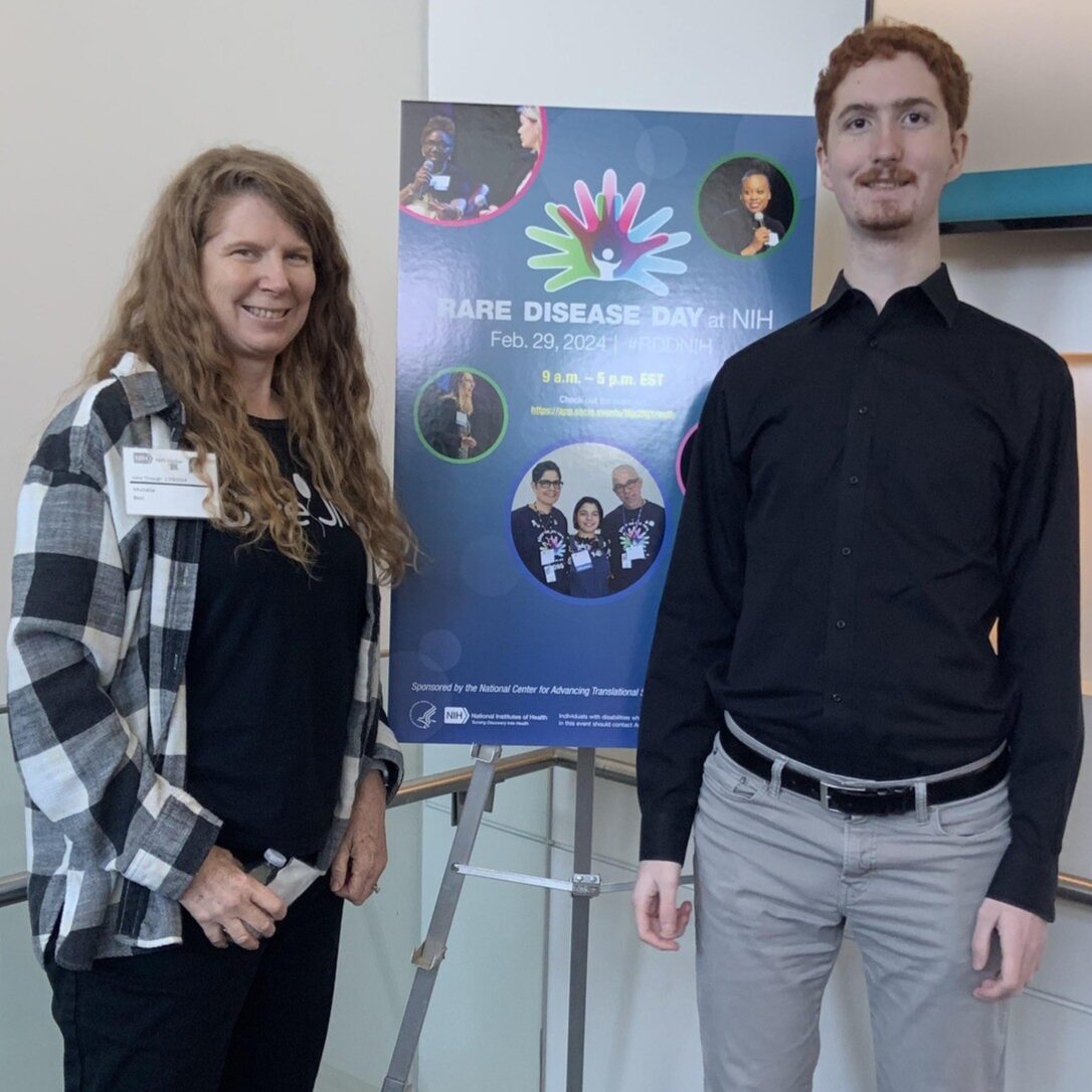 Michelle and James Best at the NIH for Rare Disease