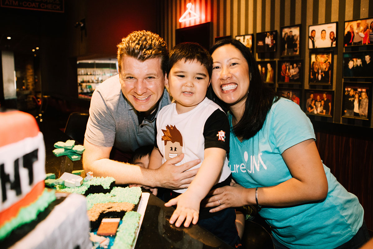 Parents with child