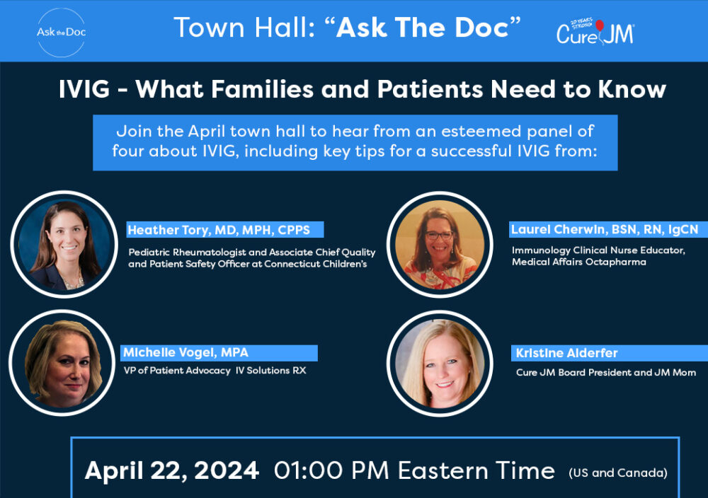 Town Hall April 2024, IVIG, Tory, Cherwin, Vogel, Alderfer